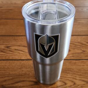 Vegas Golden Knights thermal travel tumbler cup